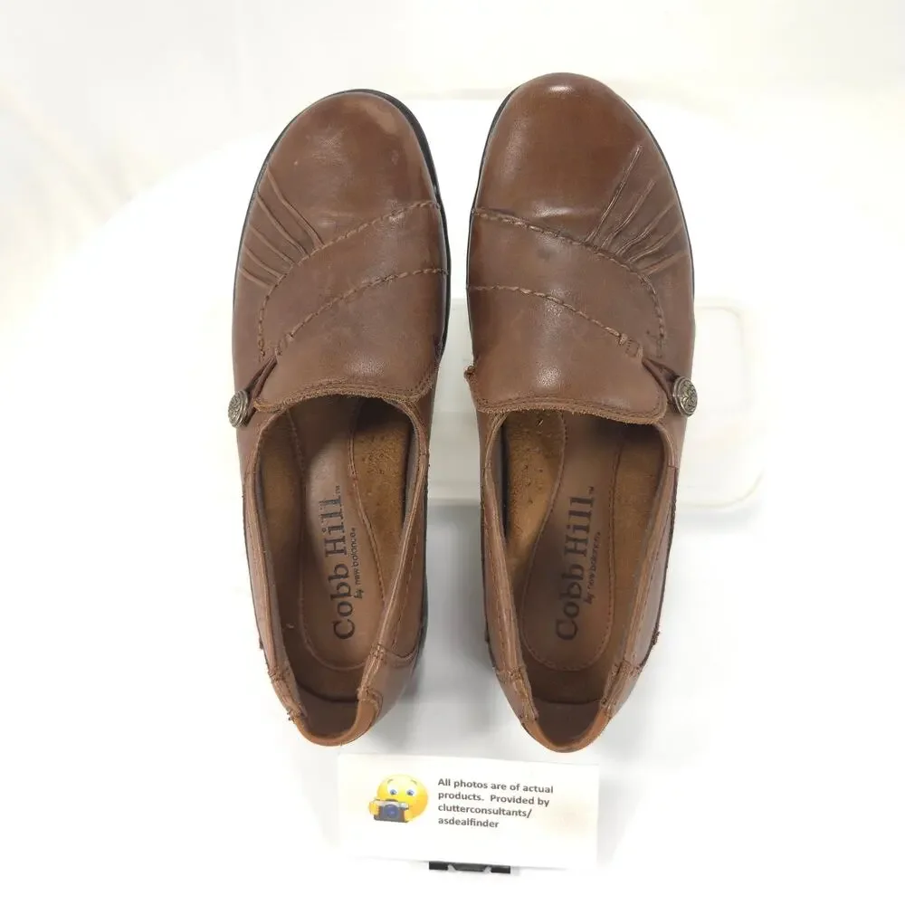 Cobb Hill by New Balance Slip On Casual Loafer Shoe Womens Size 7 CAG01AL Brown
